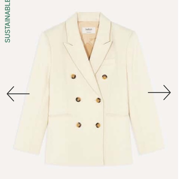 ba&sh BASH Cesar NWT Blazer Size SMALL - Picture 3 of 13